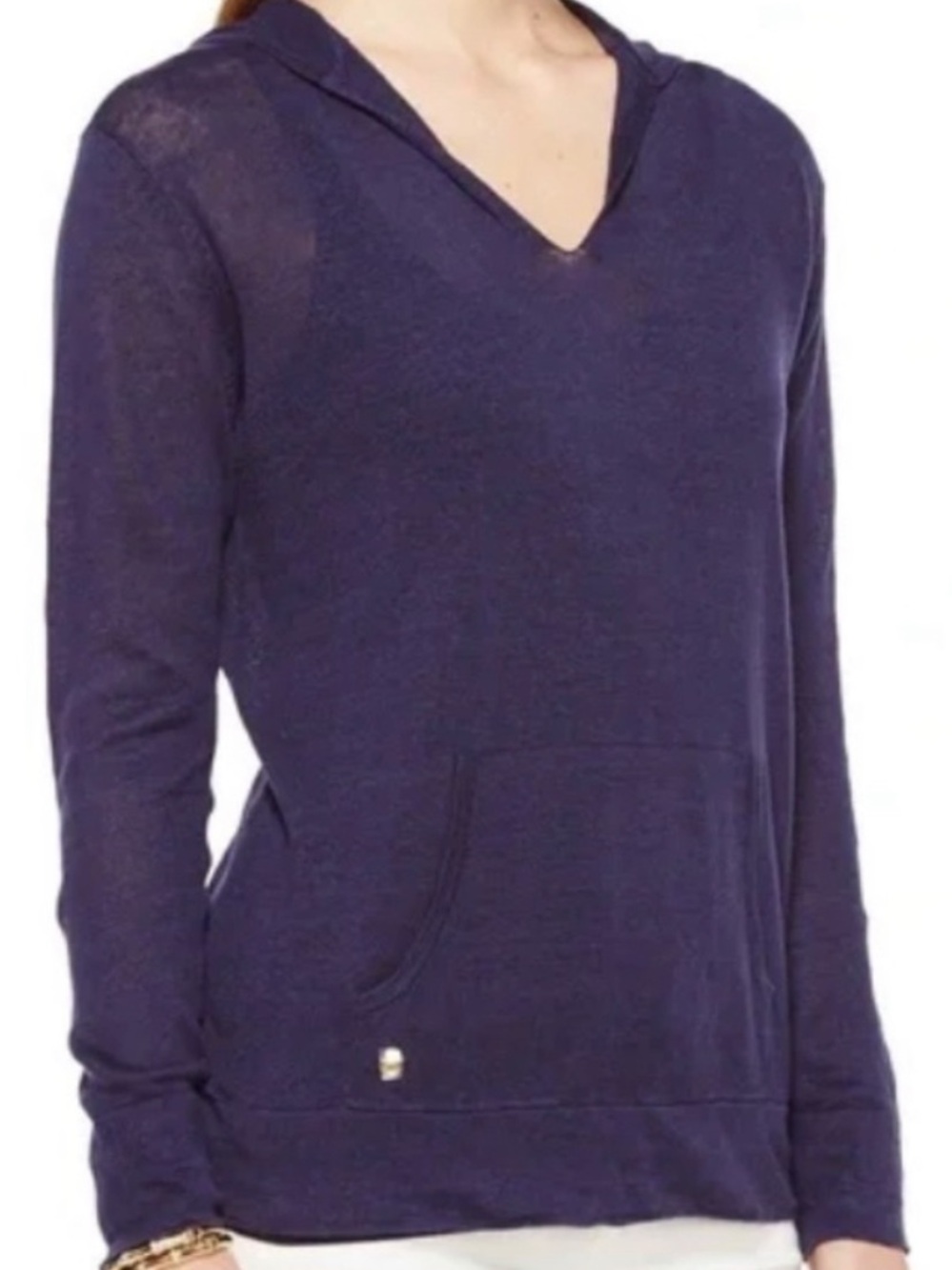 Lilly Pulitzer Medina Navy Blue Hoodie